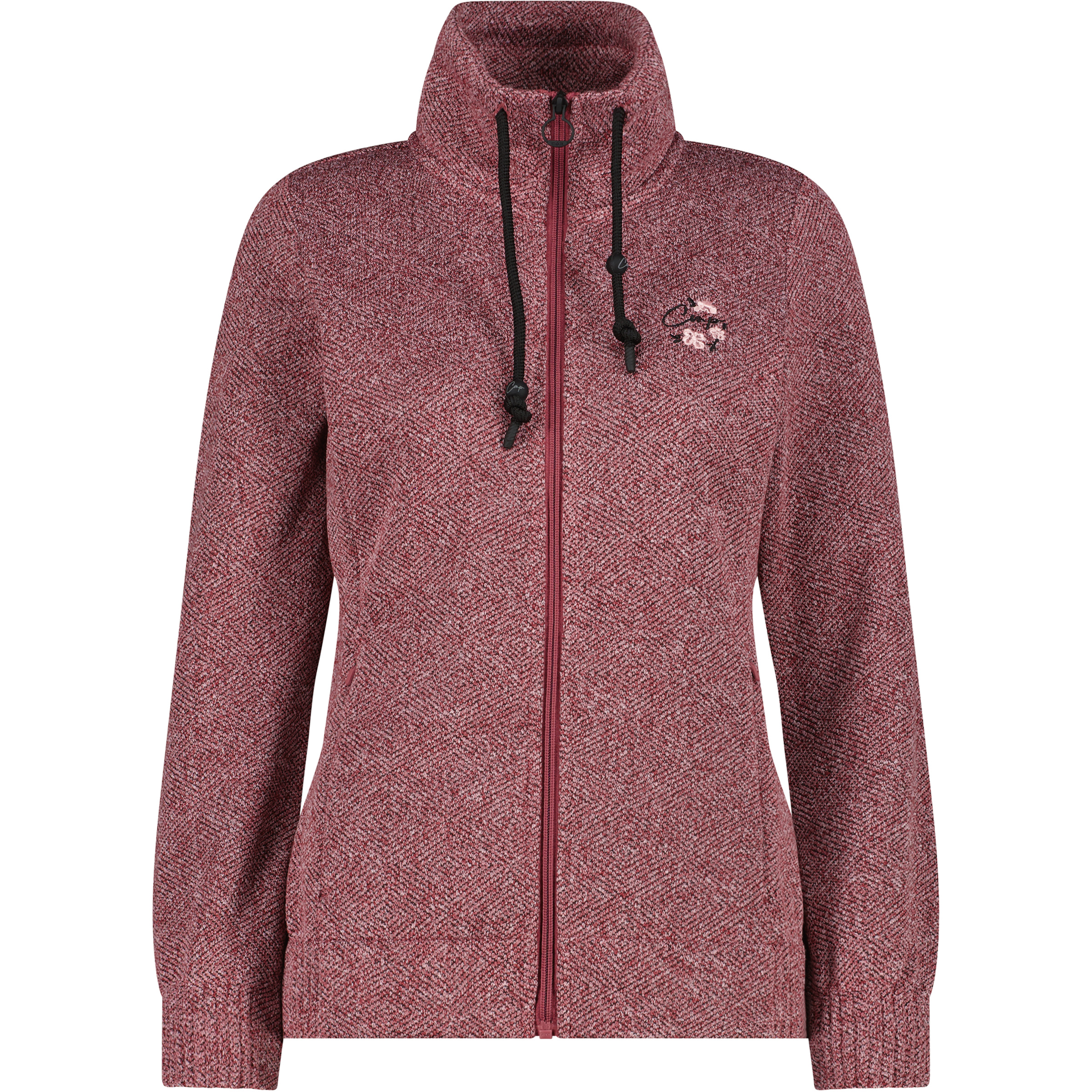 CMP Damen Fleecejacke lila Größe L Trekking Schnell trocknend