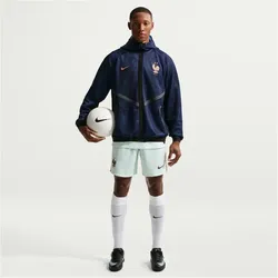 NIKE Frankreich Dri-FIT Einlaufjacke Herren 498 - blackened blue/metallic copper M