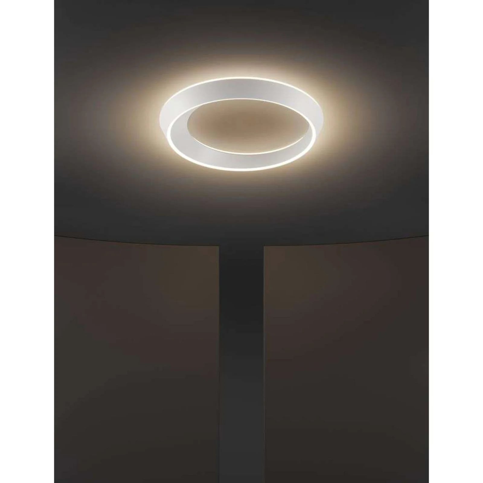 Lodes Tidal 60 Plafondlamp - Matt Wit - Aluminium - Ringvormig