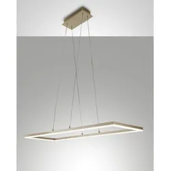 Bard LED-Deckenpendelleuchte 52W 3394-45-225 Mattgold Fabas Luce