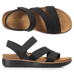 SKECHERS Damen-Sandale Lifted Comfort verstellbare Riemen Memory Foam