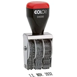 Colop Datumstempel »04000« schwarz, 3.5x8x2.5 cm