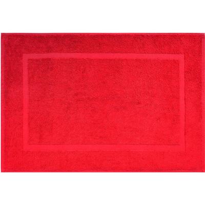 Badematte DYCKHOFF "Kristall" Gr. 20, rot, H:2mm, Baumwolle, Badematten, Badematte, 2er Set Hotelmatte