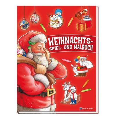 Weihnachtsspiel- und Malbuch, Gebundene Ausgabe von , Trötsch Verlag GmbH & Co. KG, 978-3-86848-415-1