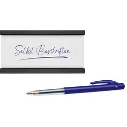 CombiCraft Magnetische Etikettenhalter 50x25 mm- Set von 5 für Effiziente Organisation
