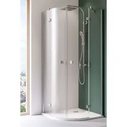 Breuer Espira Runddusche 4-teilig mit Drehtür - Duschkabine