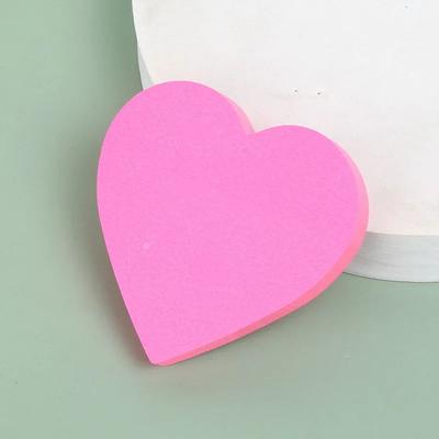 Heart Memo Board Sticker pink