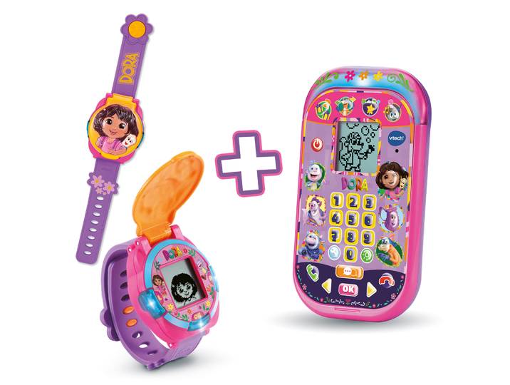 Bundle Dora montre et smartphone intéractifs VTECH