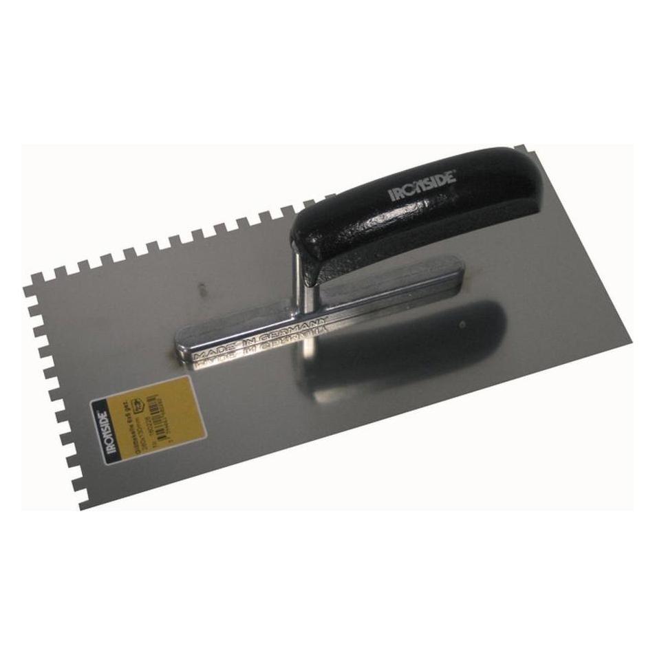 Ironside 160228 Glättekelle gezackt 6x6mm rostfrei rostfrei (13 cm) (160228)