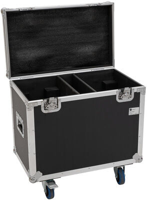 Roadinger Flightcase 2x LED LED TMH-H380 noir