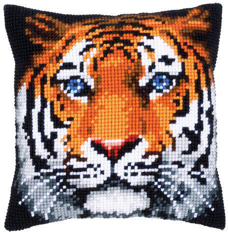 Kreuzstichkissen "Tiger"