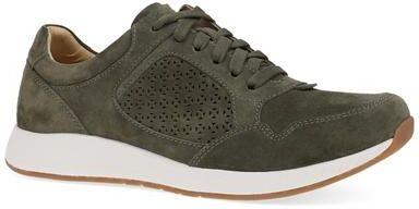 Women's Catie Laceup Sneaker by Dansko in Olive (Size 37 M)