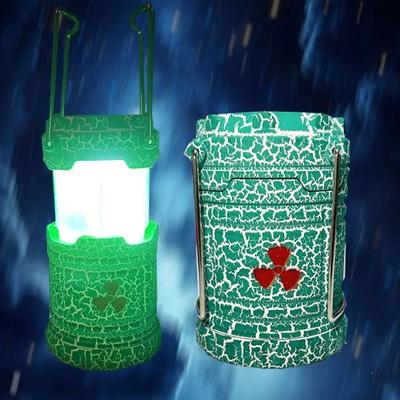 Useful Little Things Nuclear Reactor Lantern Mini Handheld Nuclear Reaction Push Simulation Illuminator Toy Sci Fi Desk Decor green Crack