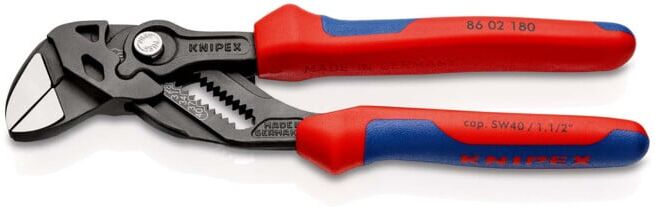 Pinces-clés, Pince et clé à la fois Knipex (86 02 180)