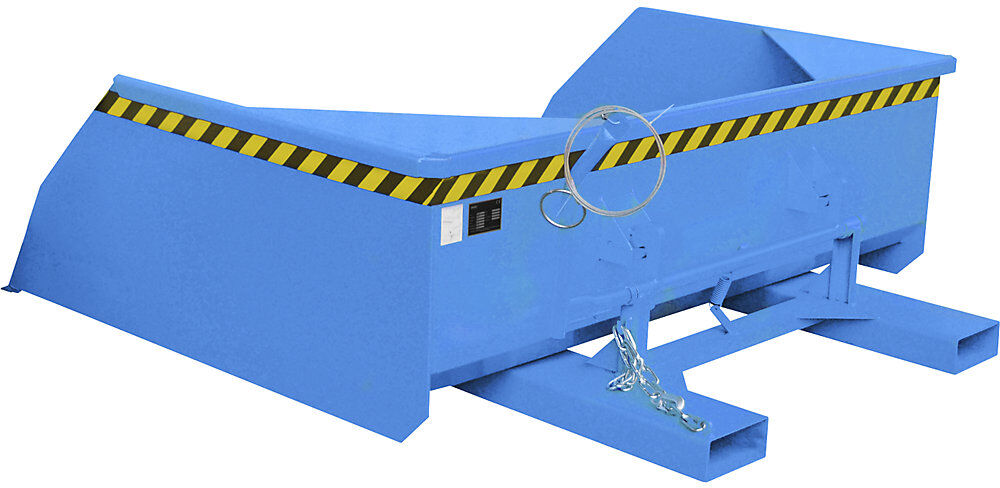 Staplerschaufel BSE, mechanisch, Volumen 1.5 m³, lichtblau RAL 5012 eurokraft pro