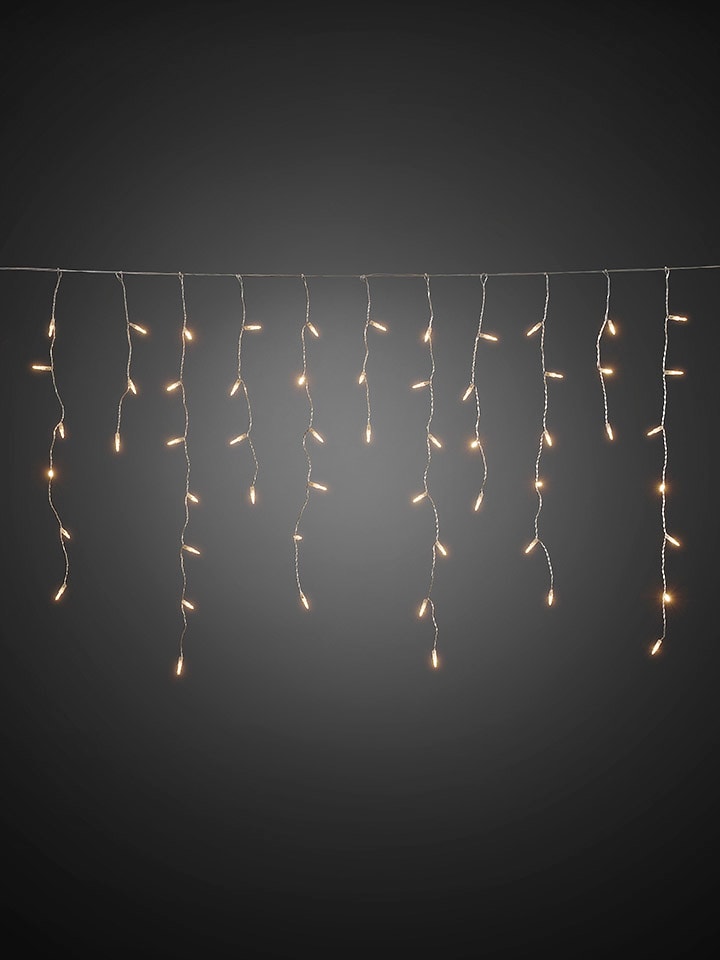Konstsmide LED-Lichtervorhang ''Eisregen'' in Warmweiß - onesize