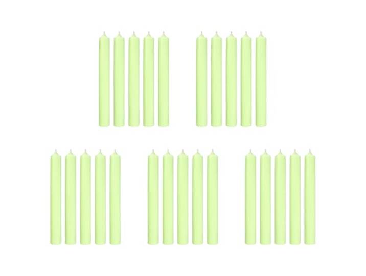 BUTLERS 25er Set Stabkerzen - RAINBOW - Tafelkerzen