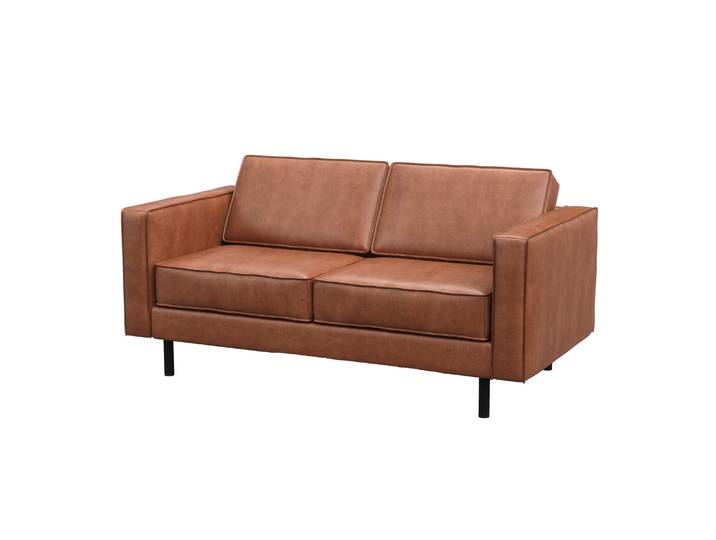 Sofa Leder DUKE 2-Sitzer braun