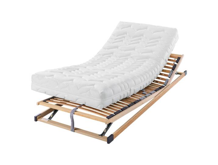 FAN Matratzenset, Holz, 2-teilig, Ahorn, H2, Höhe ca. 19 cm, 80x200 cm, Made in Germany, Oeko-Tex® Standard 100, Härtegradauswahl, Über- und Sondergrößen erhältlich, Bezug abnehmbar/waschbar, Ober- Unterseite versteppt, wendbar, Tragegriffe, schadstoffgeprüft, aktive Schulterzone, alternative Größen rundum abnehmbar, orthopädische Matratze,Federholzleisten verleimt, Mittelgurt, individuelle Liegehärteeinstellung, verstellbar, erhältlich, Schlafzimmer, Matratzen Shop, Matratzensets