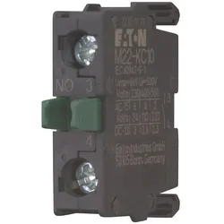Eaton 216381 Kontaktelement, Schraubklemmen, Bodenbefestigung, 1 S, 24 V 3 A, 220 V 230 V 240 V 6 A M22-KC10-GVP  - 200 Stück
