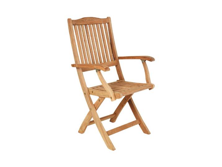 2er Set Brafab Filippa Diningsessel Teakholz klappbar Natur