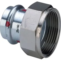 Viega Verschraubung mit SC Prestabo 1163 in 15mm x G1/2 Stahl verzinkt