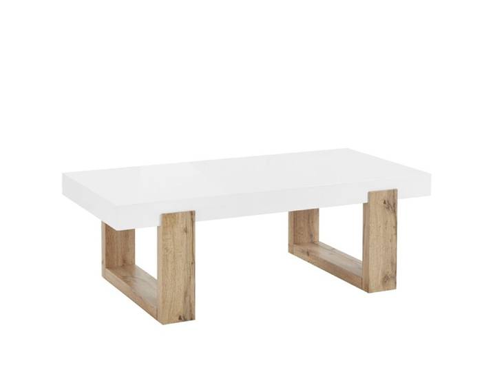 Solid-table Basse Solide Pieds En Chêne Blanc