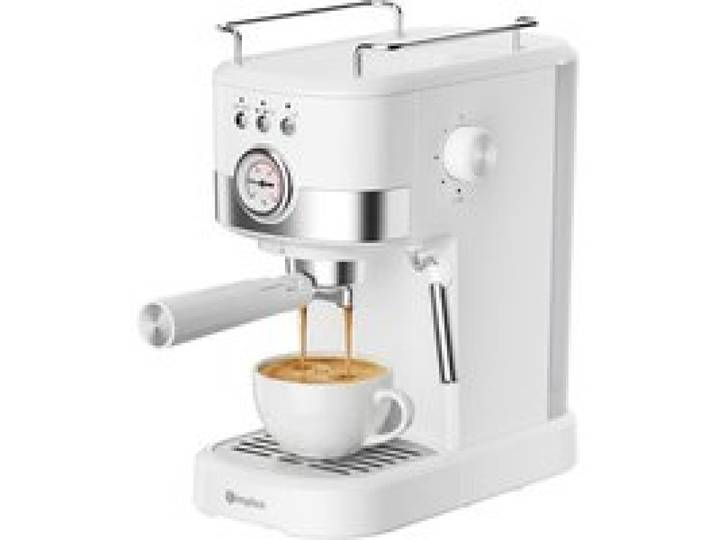 Machine À Expresso 15 Bars Avec Mousseur À Lait Cafetière À Grains Avec Réservoir 1.2L Chauffe-Tasse Et Arrêt Automatique[CA315]