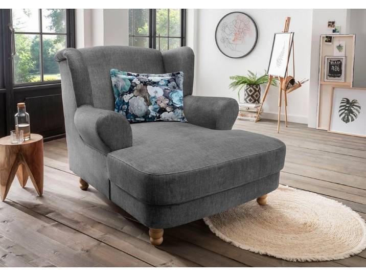 Home affaire Loveseat Tassilo Big Mega Ohrensessel, viel Platz und bequem, Breite 121cm