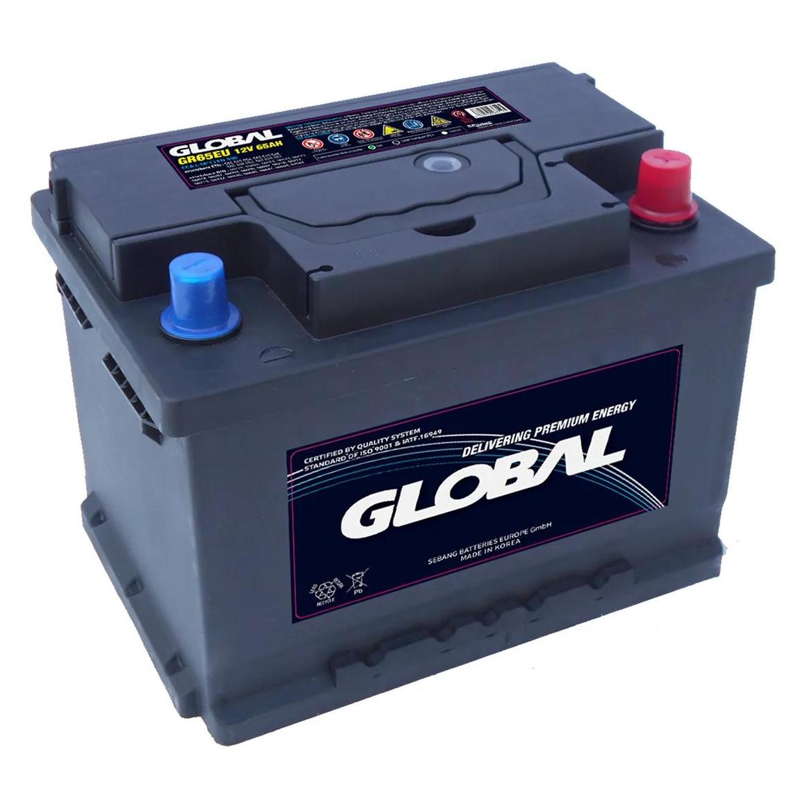 Global BATTERIE 12V 75AH 620A DIN EUROPA GR75EU (GR075EU)