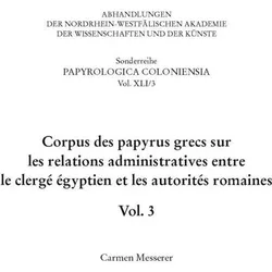 Messerer:Corpus des papyrus grecs sur l, Fachbücher von Carmen Messerer