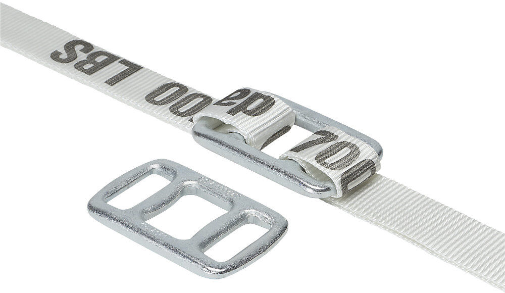 kaiserkraft Doppelstegverschlüsse, für Lashbänder, bis 40 mm Bandbreite, Bruchlast 4000 daN, VE 60 Stk