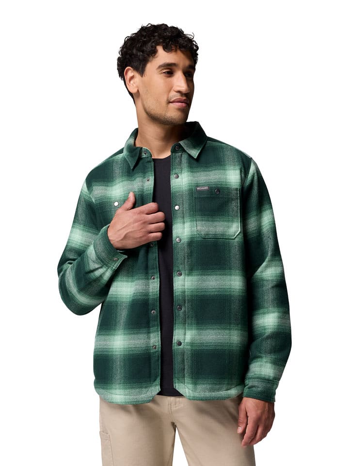 Columbia Fleece-Hemdjacke "Windward II" in Grün - S