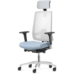 Dauphin Indeed Mesh 7058 Drehstuhl mit Nackenstütze frei konfigurierbar