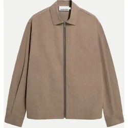 Strukturierte Jacke TAAMIR Braun L