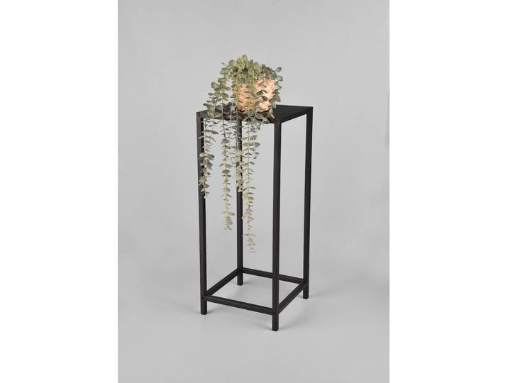 Beistelltisch MIRRORS AND MORE Veronika , schwarz (schwarz, schwarz, schwarz), B:25cm H:60cm T:25cm, Tische, Beistelltisch, schwarzes Metallgestell