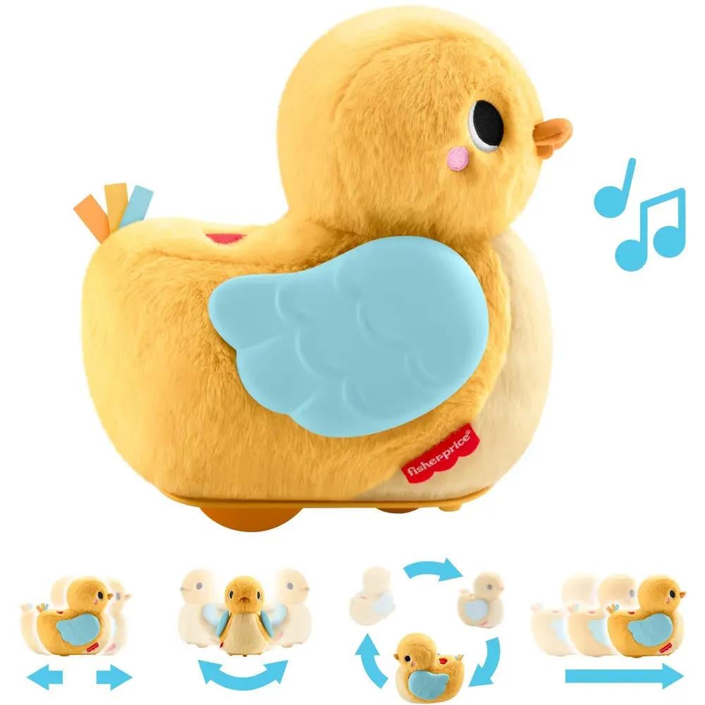 Fisher-Price 4-in-1 knuffel- en kruipeendje voor baby's