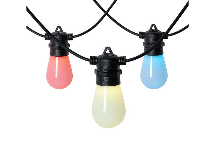 Guirlande lumineuse LED intelligente 15 mètres 15 lumières opales