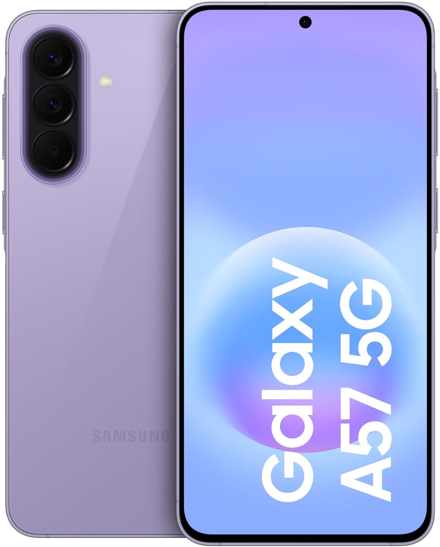 Samsung Smartphone "Galaxy A57 5G EE 256GB", Energieeffizienz: A, lila (awesome lila), 256 GB, Mobiltelefone, Smartphone awesome lila 256 GB