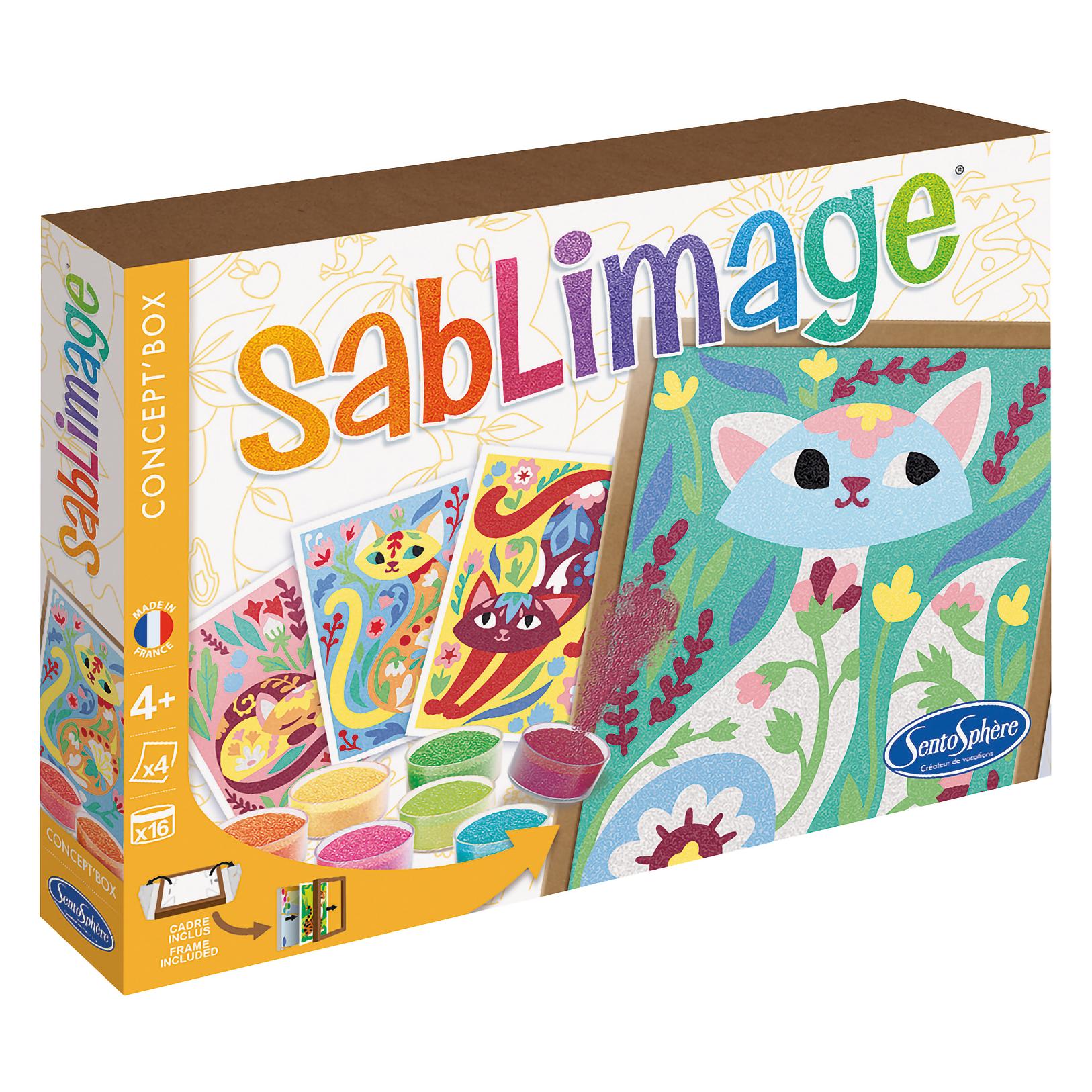 Sentosphere Sandbilder Katzen & Blumen (8823)