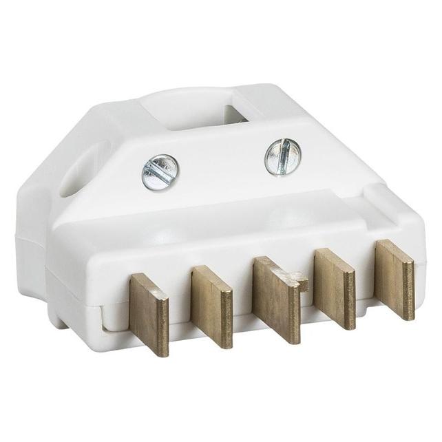LK Stecker Dänisches Mehrpolsystem3P+0+J Winkel16A 440V weiss (210A1061)