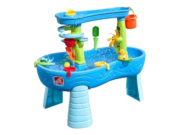 Step2 Double Showers Wassertisch aus Kunststoff mit 11-teiligem Zubehör