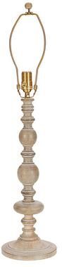 Peyton Wood Table Lamp Base - Natural - Ballard Designs
