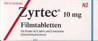 ZYRTEC 10 mg Filmtabletten 100 St