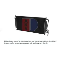 Kondensator Klimaanlage AKS DASIS 522018N für Chevrolet Blazer S10