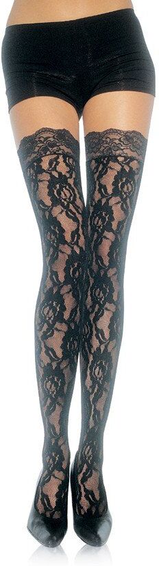 Leg Avenue Bas Roses Enlacées