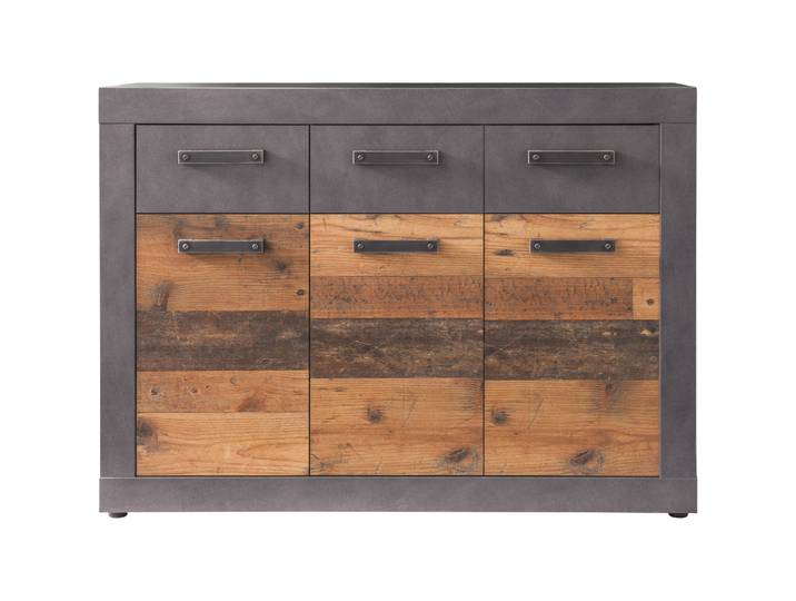 Sideboard Justice graphit/narur Holzwerkstoff B 117 H 86 cm