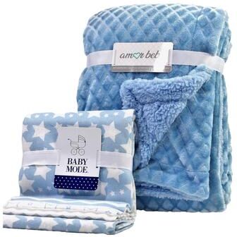 Baby Mode 5 Piece Baby Blanket Gift Set