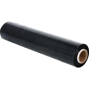 dm-folien Stretchfolie 03350239, 50cm x 250m, 23my Stärke, ca. 3kg, schwarz