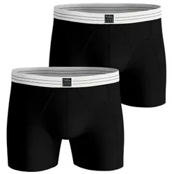 Björn Borg 2P Viscose Cotton Blend Boxers Schwarz Medium Herren